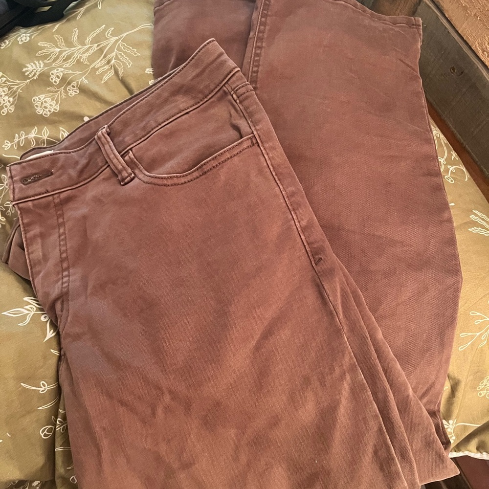 Maurices Women's Tan Straight Leg Jeans
